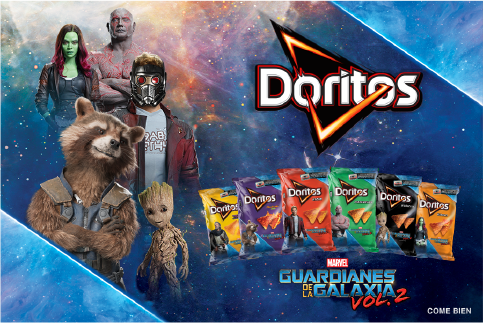 Doritos bolsas diseño