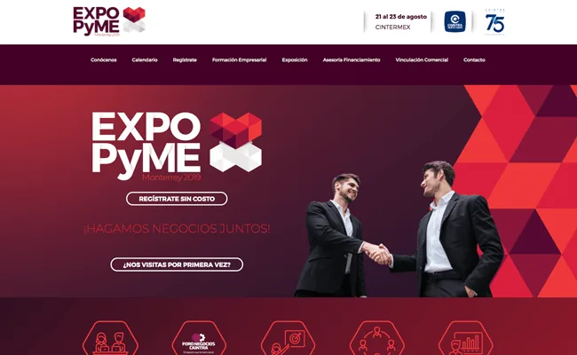 Portafolio Desarrollo Web ExpoPyME