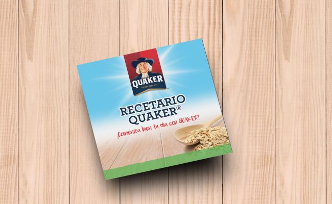 Portafolio branding Recetario Quaker