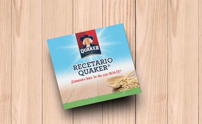 Portafolio branding Recetario Quaker